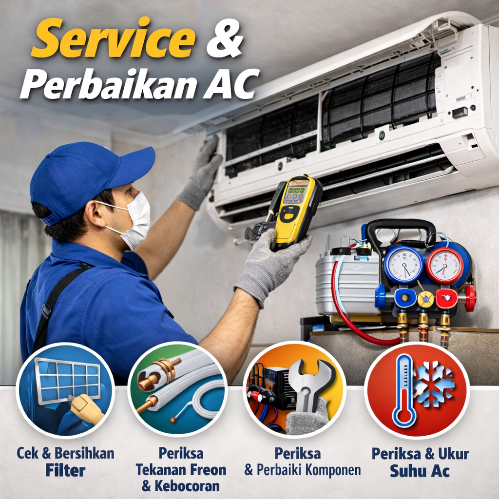 Jasa Service AC TUBAN