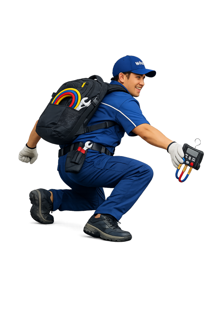 habis melompat hadap ke kiri