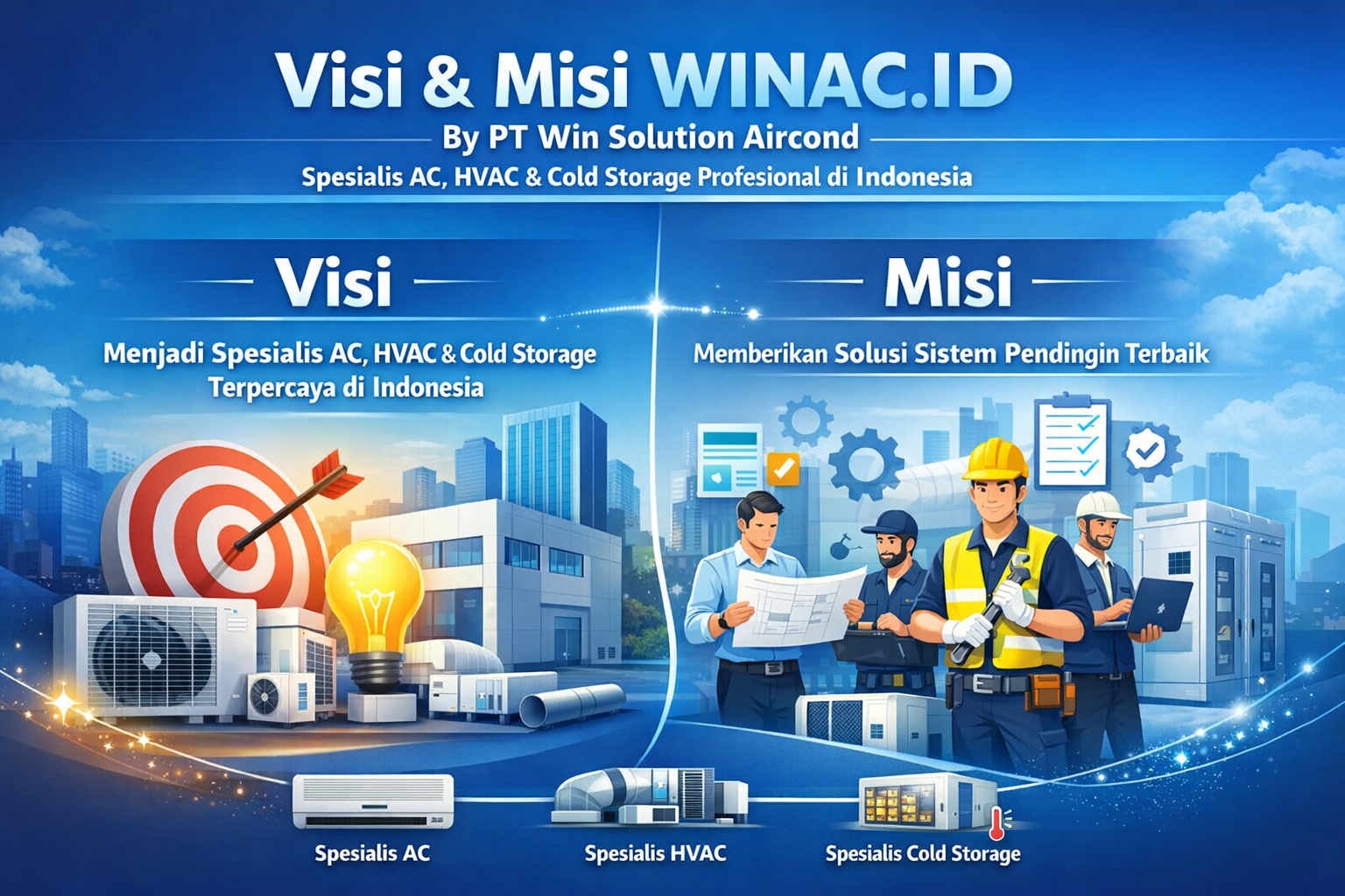 visi misi pt win solution aircond